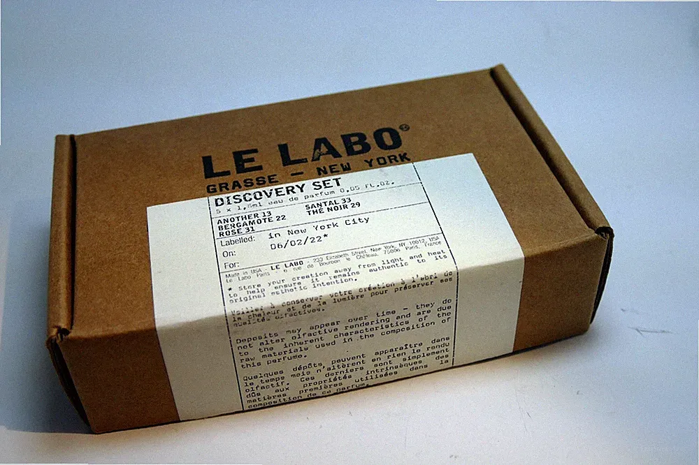 EMPTY BOX ONLY Le Labo Santal 33 Another 13 Rose 31 22 Npir 29 1.5ml sampler