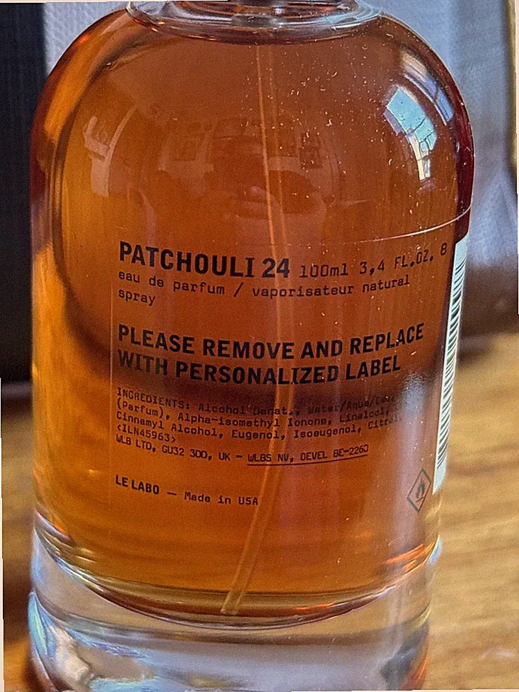 LE LABO ~ PATCHOULI 24 EAU DE PARFUM SPRAY ~ 3.4 FL No Box