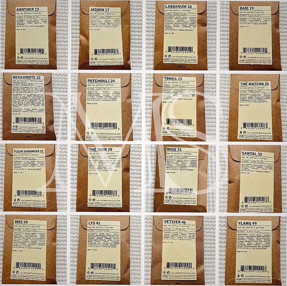 Le Labo Perfume Sample Size 0.75ml (13-17-18-19-22-24-25-26-27-29-31-33-36-39..