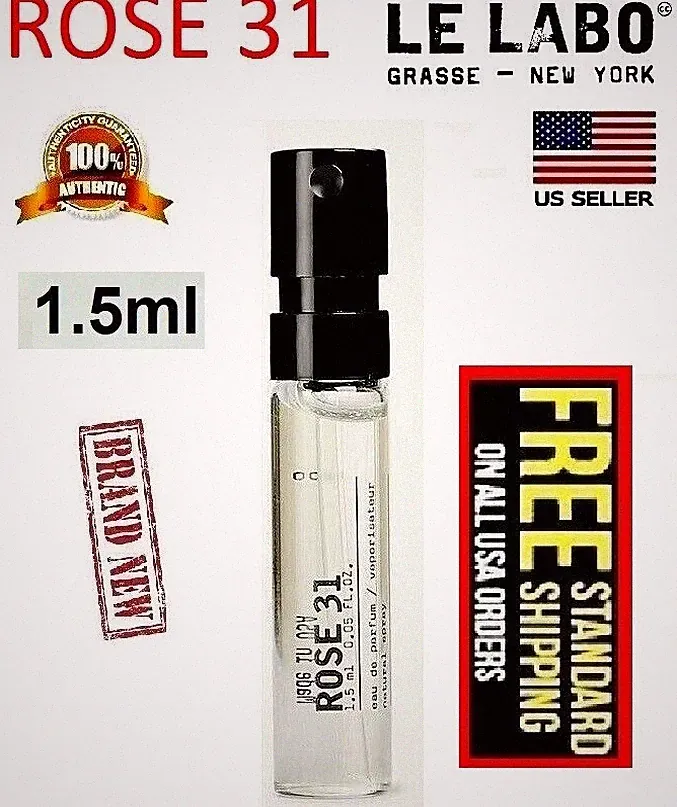 Le Labo Rose 31 Eau de Parfum Sample Spray Vial 05 oz/1.5 ml 100% New authentic