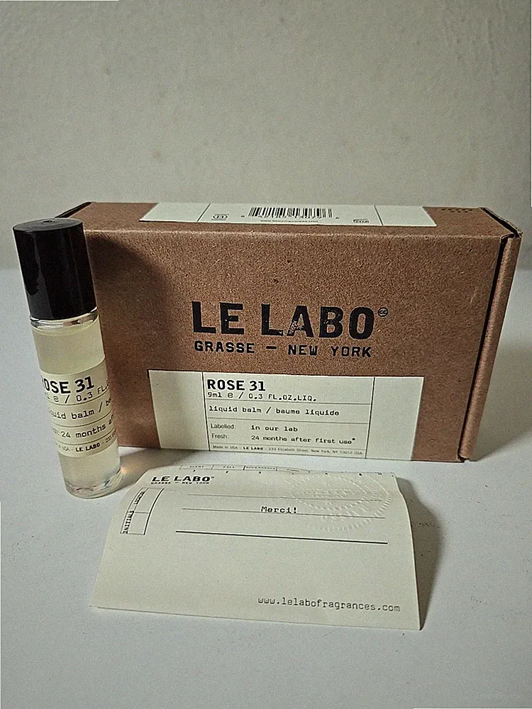 Le Labo Rose 31 Liquid Balm Fragrance Rollerball 0.3 fl oz 9 ml New