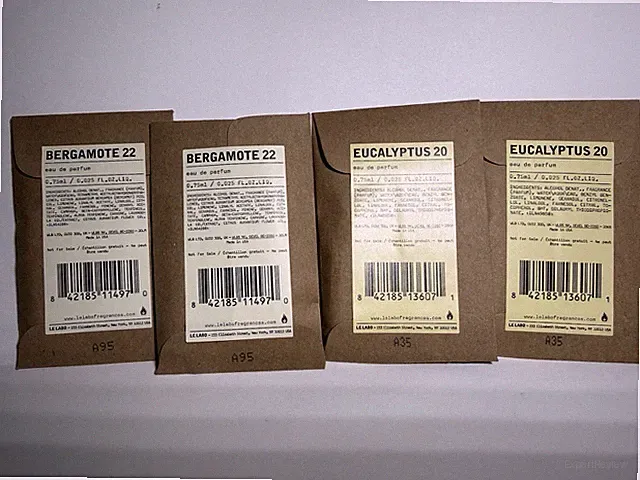 le labo sample set of 4 *0. 75ml