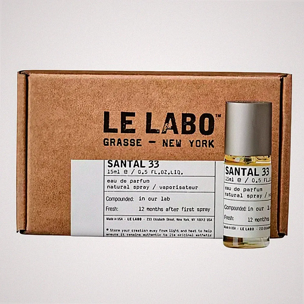 Le Labo Santal 33 Eau De Parfum / EDP Spray - Travel Size 0.5 Oz. / 15mL