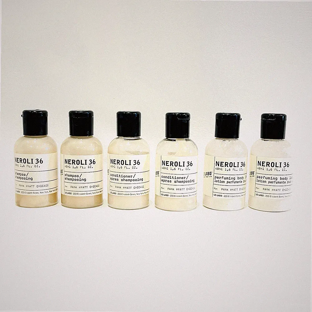 Lot 6 Le Labo Neroli 36 Travel Minis Set, 1.7 Oz, Shampoo,Conditioner & Lotion