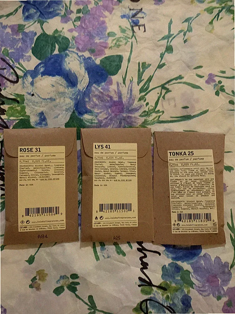 x3 Le Labo Assorted Parfum (.75ml) Each